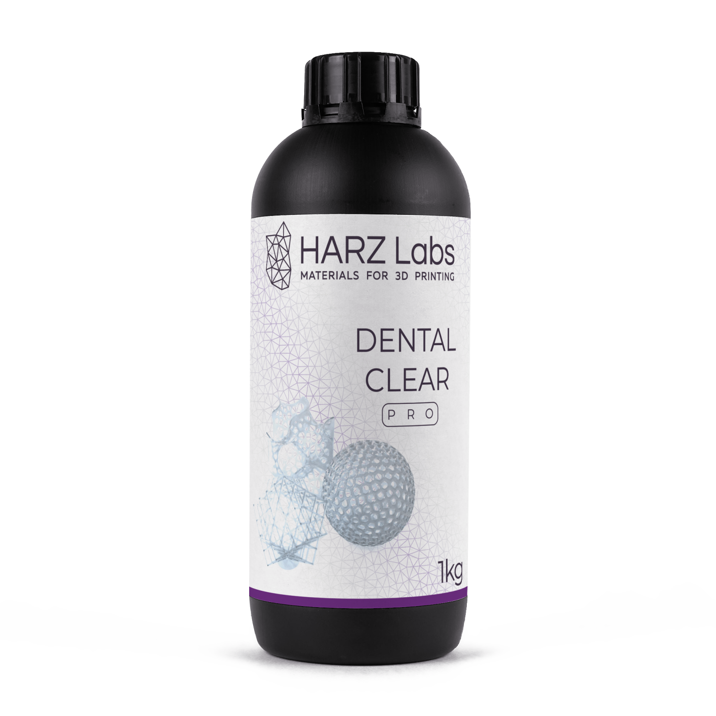 Фотополимер HARZ Labs Dental Clear Pro, прозрачный (1 кг)