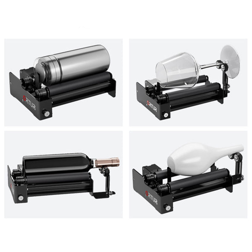 Вращающийся роликовый зажим для гравировки Ortur YRR 3.0 Rotary Roller for Cylinder Engraving