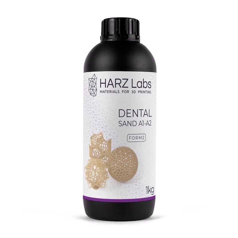 Фотополимер Harz Labs Form2 Dental Sand A1-A2 Form2, бежевый (1 кг)